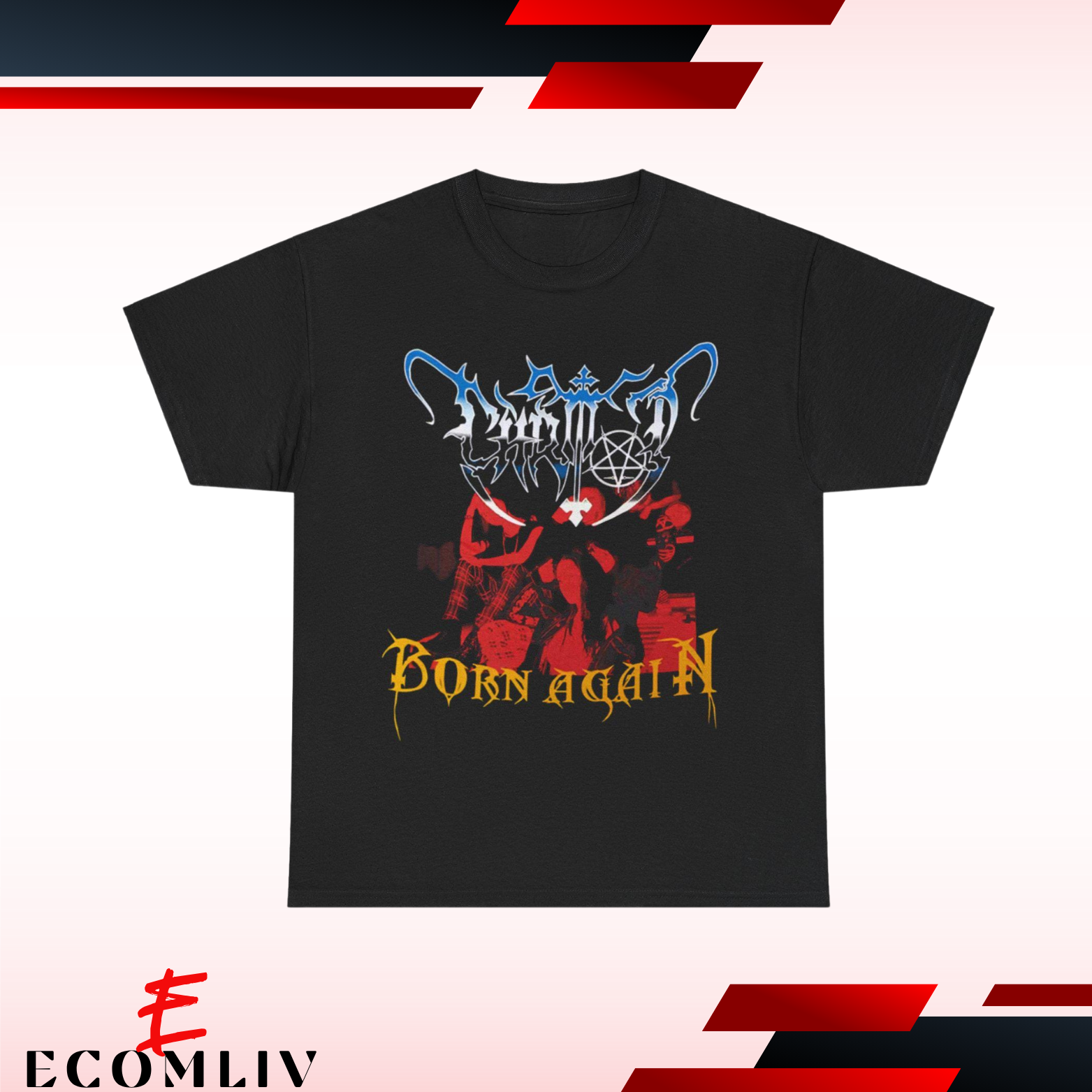 Playboi Carti Born Again Tee Shirt, Die Lit Album Tour Merch